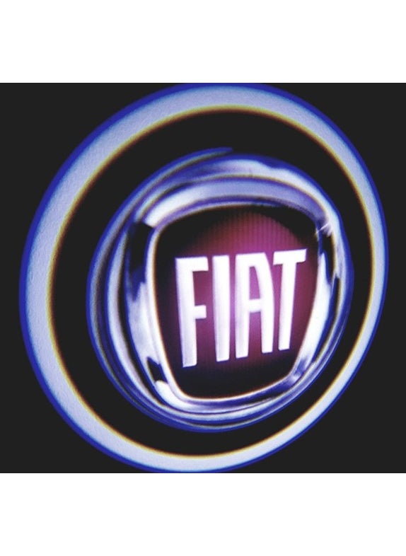 Femex Battery Operated Adhesive Under Door LED Logo for Fiat Vehicles  - Image 5