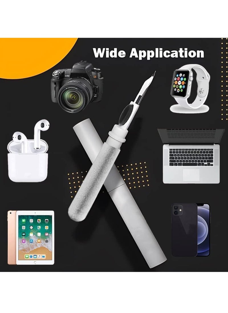 Generic - Multifunctional Cleaning Pen with Soft Brush and Flowing Sponge for Bluetooth Earphones, Cleaning Tools White (Pen) - Image 1