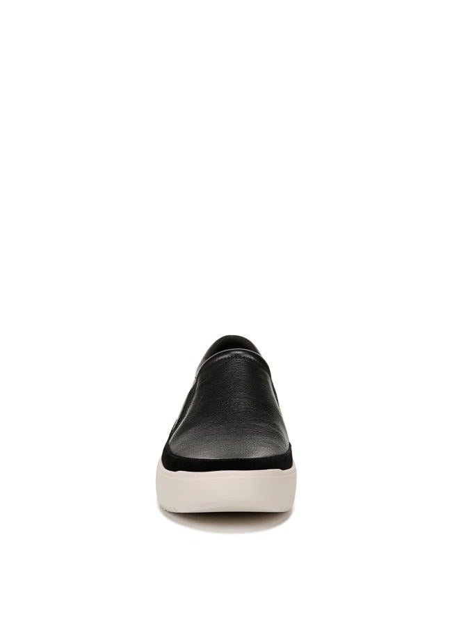 Vionic Women's Kearny Sneaker, Black Leather, 39 EU - Image 2