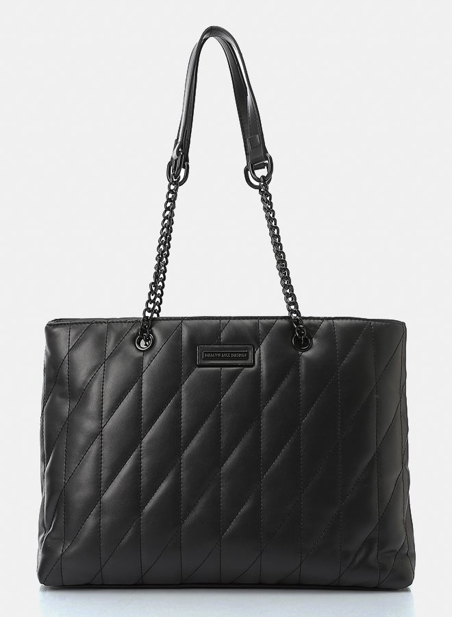 DejaVu LID-DVTX-015 Cross Leather Shoulder Bag - Image 1