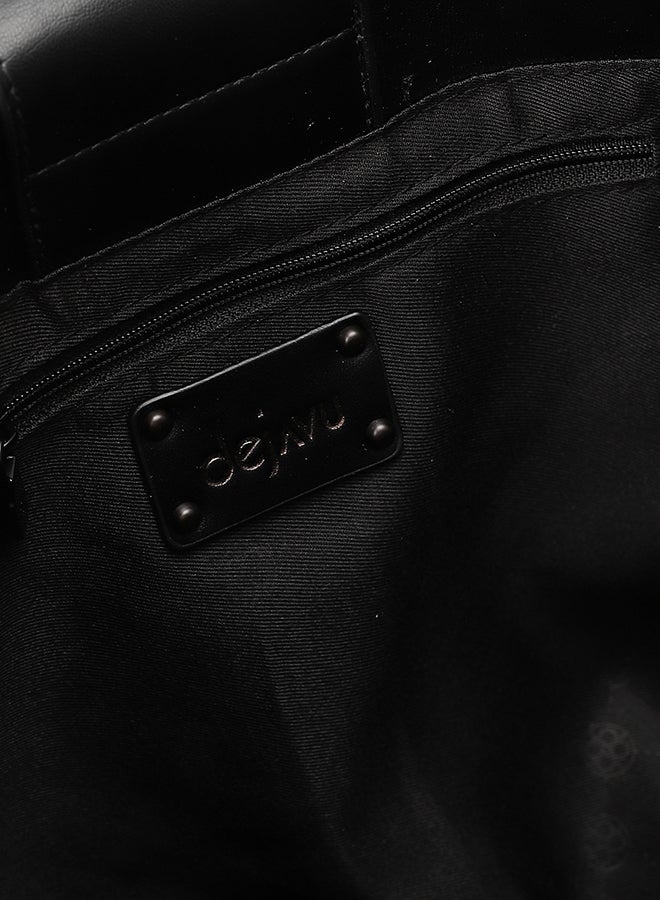 DejaVu LID-DVTX-015 Cross Leather Shoulder Bag - Image 4