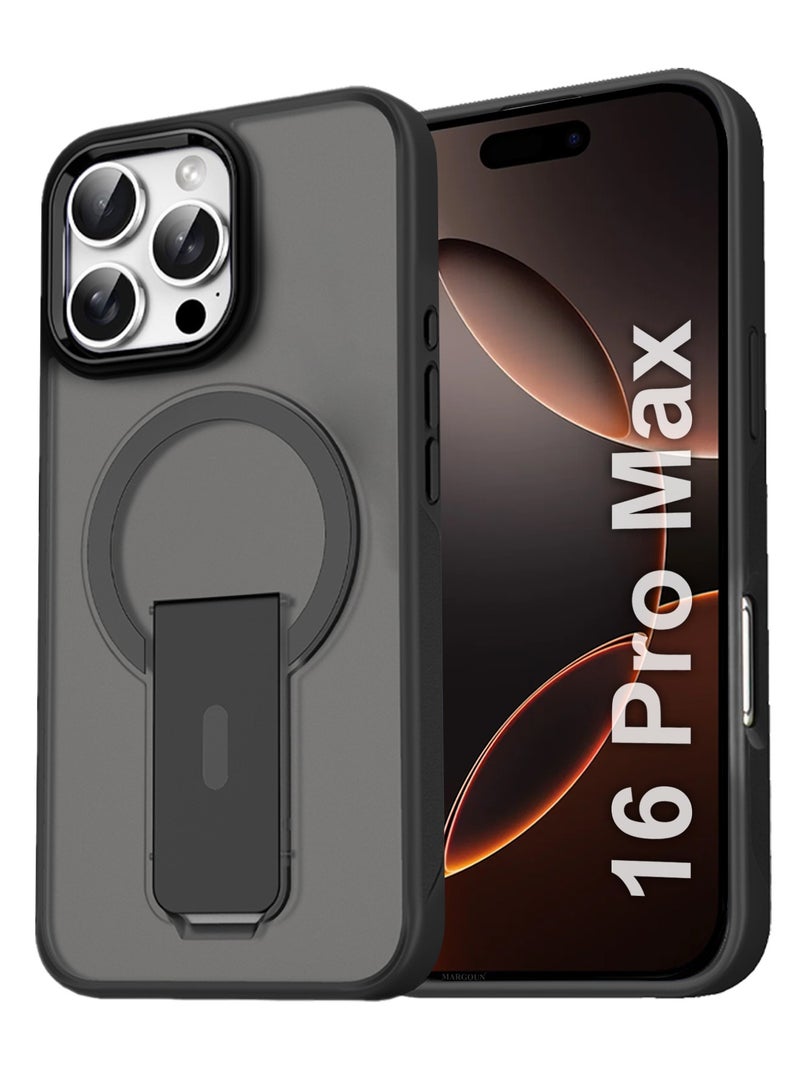 CATANES ( for iPhone 16 Pro Max ) 2 Pack, Case and Screen Protector Magnetic Kickstand Cover with Screen Camera Protection Support Wireless Charging Cover - Image 3