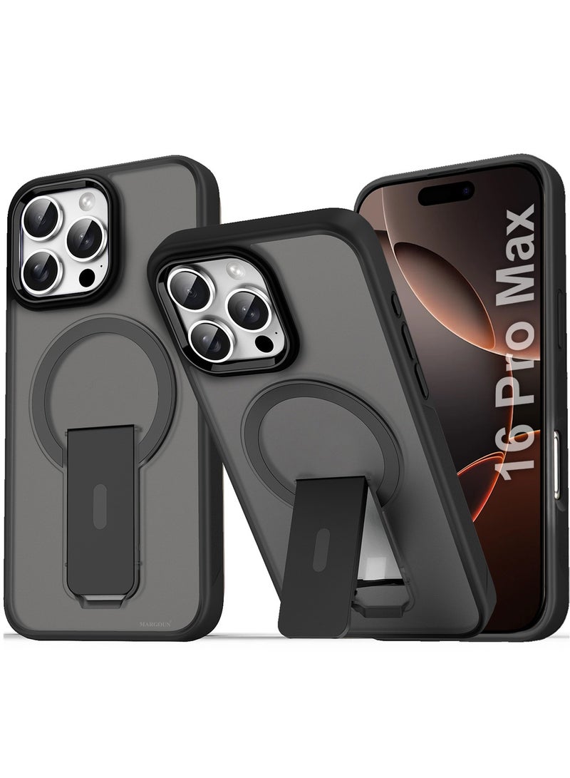 CATANES ( for iPhone 16 Pro Max ) 2 Pack, Case and Screen Protector Magnetic Kickstand Cover with Screen Camera Protection Support Wireless Charging Cover - Image 2