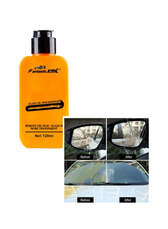 فانتاستك اكس ام ال مزيل غشاء الزيت الزجاجي منظف قوي لصيانة الزجاج الأمامي والمصابيح الأمامية 120 مل - Image 1