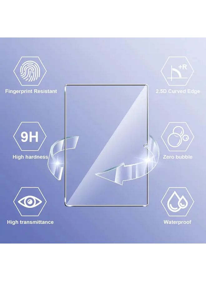 Premium Tempered Glass Screen Protector For Tab 10.1 HD Clear Scratch Resistant Film - Image 4