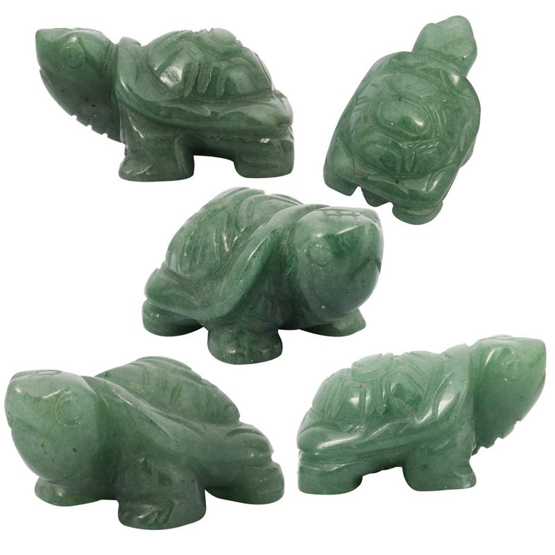 mookaitedecor Crystal Turtle Statue Sculpture Stone Healing Reiki Pocket Gemstone Figurines 1.5 Inch - Image 4