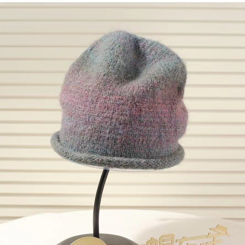 Plush Baseball Cap Unisex Lamb  Leopard Print Warm Winter Hat - Image 2