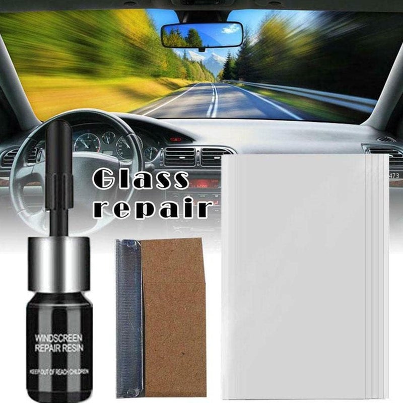woobles Windshield Repair Kit, Car Windshield Crack Repair Resin Kit, Glass Repair Kit, Automotive Glass Repair Fluid Glue, Scratch Chip Cracks Repair Kit-1pcs - Image 4