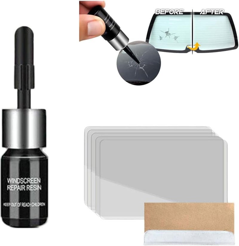 woobles Windshield Repair Kit, Car Windshield Crack Repair Resin Kit, Glass Repair Kit, Automotive Glass Repair Fluid Glue, Scratch Chip Cracks Repair Kit-1pcs - Image 1