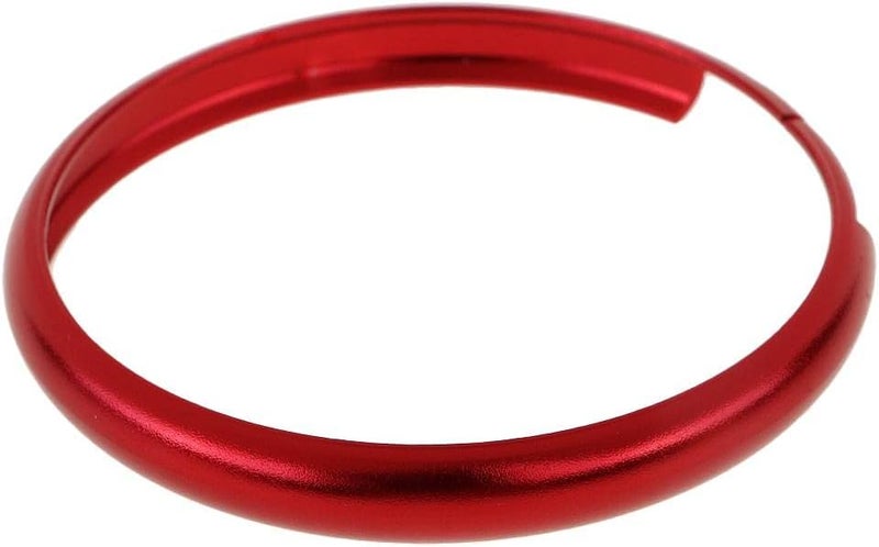 klarako 45mm Smart Key Fob Ring Rim, Aluminum Protective Trim Rings for Mini Cooper Countryman klarakoPack of 2, Red & Purple - Image 4