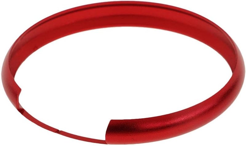 klarako 45mm Smart Key Fob Ring Rim, Aluminum Protective Trim Rings for Mini Cooper Countryman klarakoPack of 2, Red & Purple - Image 2