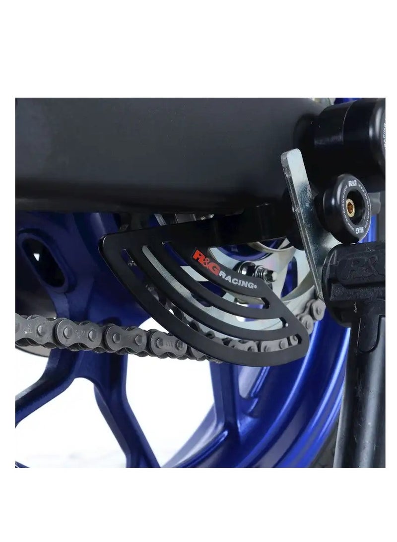 R&G RACING Toe Chain Guards - Toe Guard Yamaha YZF-R1/R1M '15- and MT-10 '16- & SP '17- ,Yamaha Tracer 9 (GT) '21- & Yamaha MT-09 (SP) '21- models