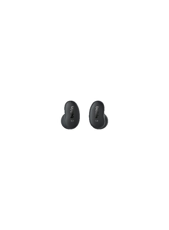 بيلكين سماعات أذن لاسلكية SoundForm Anywhere، سماعات بلوتوث مع راحة تدوم طويلاً، سماعات خفيفة الوزن مقاومة للماء IPX4 لهواتف iPhone و iPad و الأجهزة اللوحية و اللابتوب و ركوب الدراجات و الجري و أكثر - أسود - Image 4