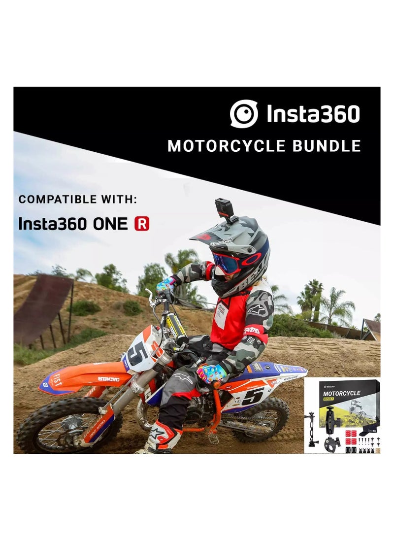 Insta360 Motorcycle Mounting Kit for Insta 360 Compatible with ONE X/X2, EVO and All GoPro Cameras  - Image 2