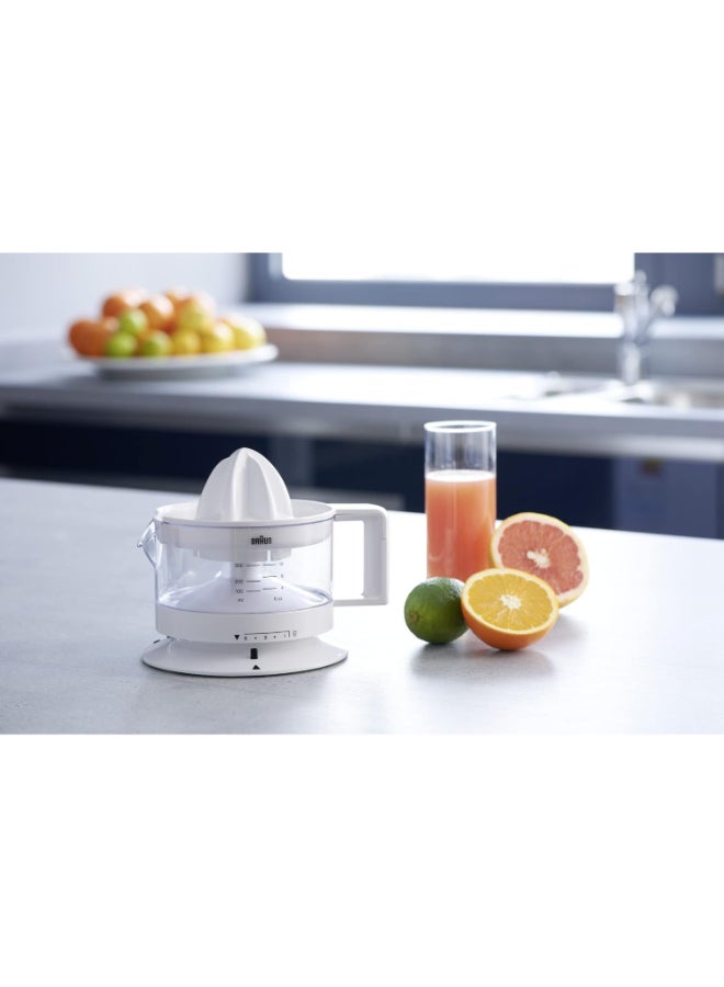 BRAUN Citrus Juicer, 5 Levels Adjustable Control, Anti Drip Spout, Dishwasher Safe 400 ml 20 W CJ3000WH White - Image 5