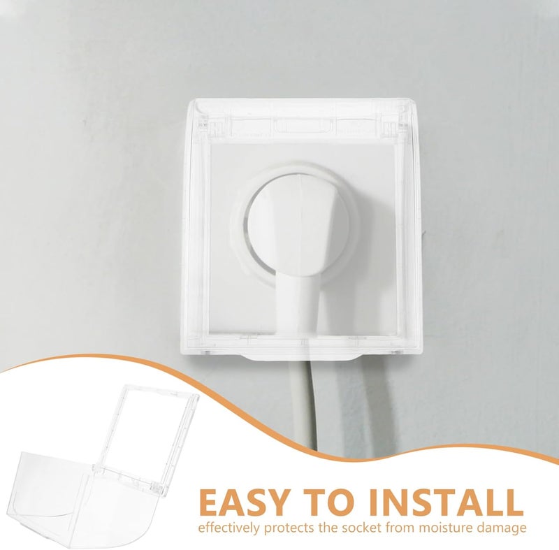 Gadpiparty Weather Resistant Outlet Cover Sturdy Materials Simple Installation Elegant Socket Protection - Image 3