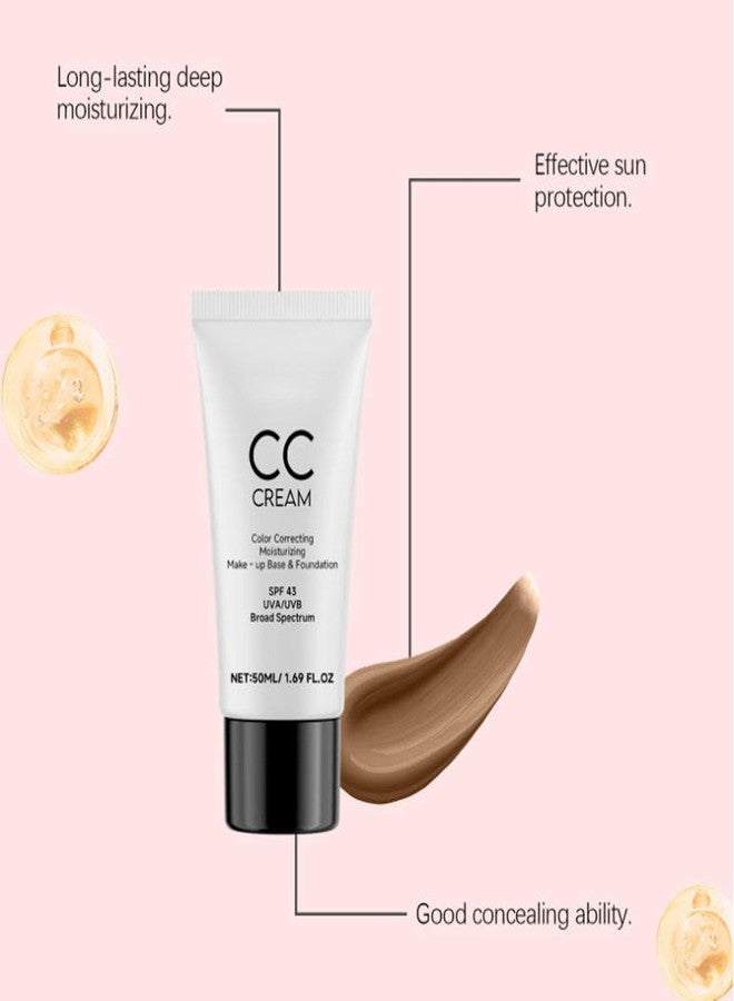 SURORAIN CC Cream, Korean CC Cream, Corrects Skin Tone, Lightweight and Moisturizing, All-Around Coverage Foundation, Specially Formulated for Mature Women, Suitable for All Skin Types, 50ml/1.69 Fl.Oz - Image 2