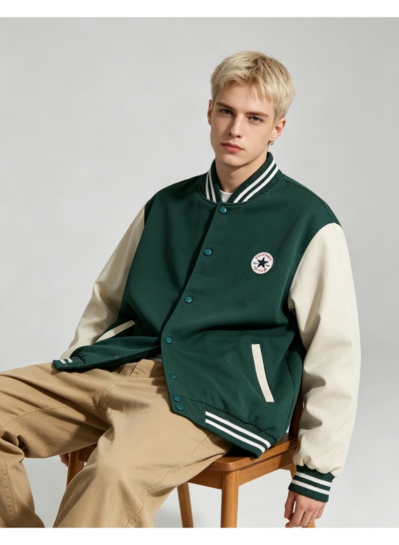 كونفرس Converse سترة ملونة للرجال والنساء بسيطة - Image 2