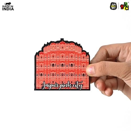 Gift Kya De GKD India Tourism Wooden Fridge Magnet | Travel Souvenir | Decorative Refrigerator Magnet for Home, Kitchen, Office & Café | Fridge Decor & Gift for Travel Lovers Pack of 6 - Image 4