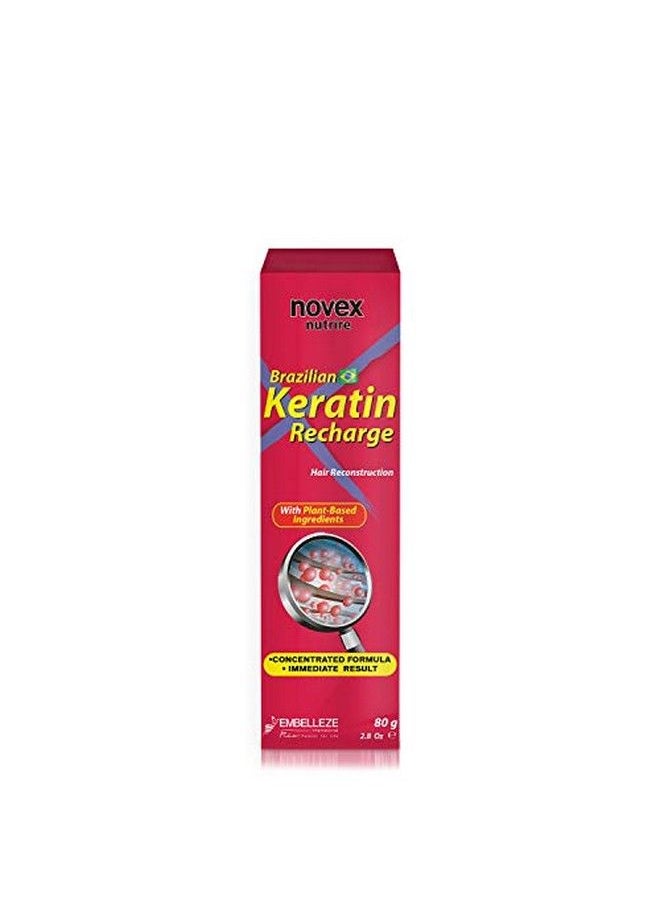 NOVEX بلسم كيراتين ريتشارج الذي لا يُشطف، يعمل على إعادة بناء الشعر والتحكم في التجعد وإصلاح التلف  - Image 2
