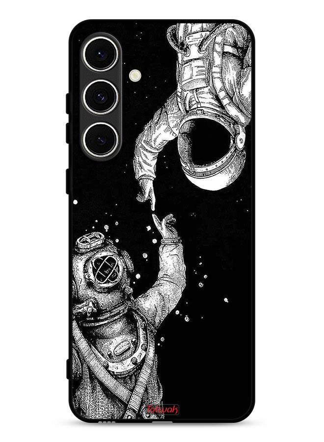 Tolwak Samsung Galaxy M56 5G Protective Case Cover Astronauts - Image 1