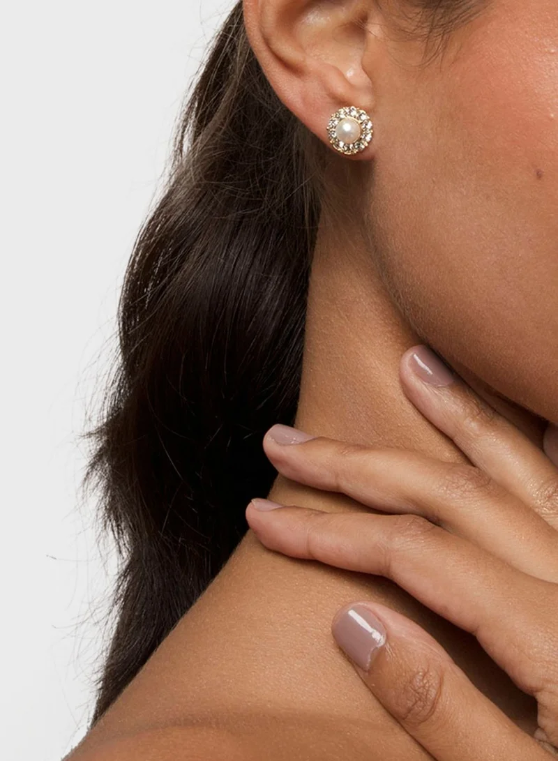 Lily and rose Miss Sofia pearl Embellished earrings