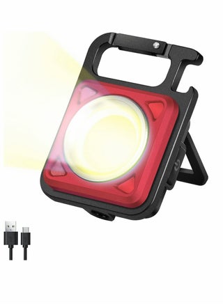 Mini Keychain Led Flashlight 800 Lumens Bright Cob Mini Flashlight Keychain Light with Folding Bracket Bottle Opener Magnet Portable Pocket Light for Camping Emergency Fishing Red Style A - pzsku/Z2692C3059D3AB1FDCF3BZ/45/_/1717463787/1d2a0ec7-b48e-4d83-b5a5-8da41a30bd5b