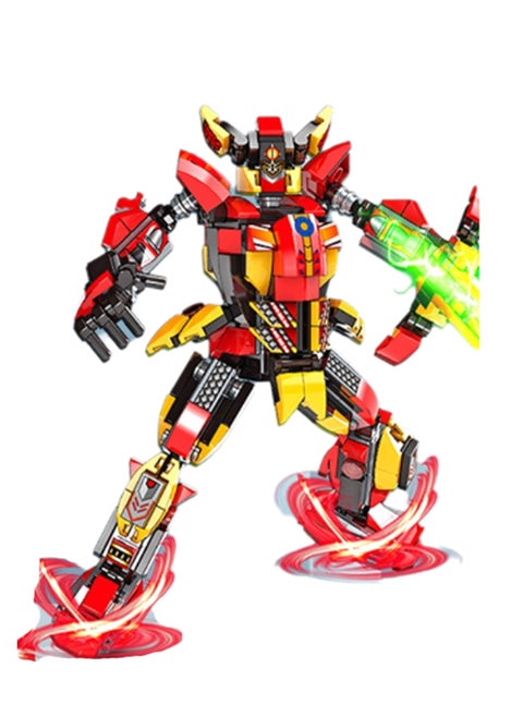 Liu Bei 2 Transformation Mecha 411pcs Assembly Set Toys, Building Block Assembly Game, Best Learning And Role Playing, Suitable For Gifts