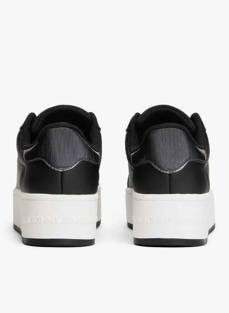 Tommy Jeans  Fine Cleat Platform Sneakers With Leather for Women | Best Price UAE