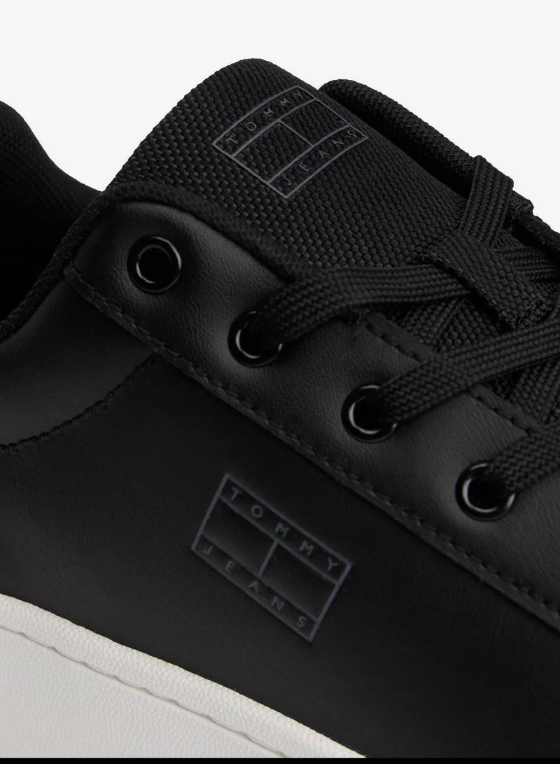 Tommy Jeans  Fine Cleat Platform Sneakers With Leather for Women | Best Price UAE