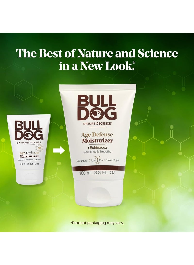 Bulldog Mens Skincare and Grooming Age Defense Moisturizer, 3.3 Ounce - Pack of 2 - Image 3
