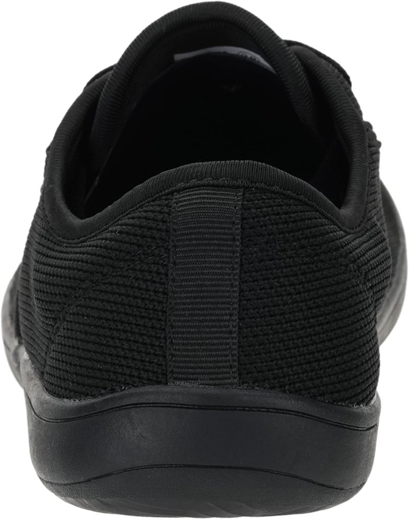 WHITIN Women's Knit Minimalist Barefoot Sneakers Wide Toe Box Zero Drop Sole Shoes Minimus Size 9 9W Tennis Trail Road Running Training Black 40 - Image 3