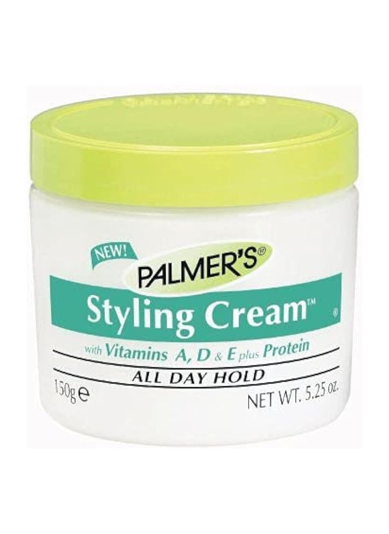 PALMER'S - Cream. Lasts all day long. Adds shape and shine for beautiful, healthy hair Gives shine and maintains elegance without greasy buildup 150g - Image 1