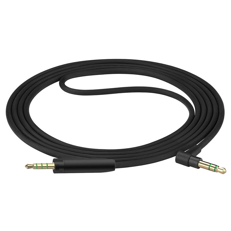جيكريا كابل صوتي متوافق مع سماعات Sennheiser Momentum 4/3/2، HD1 On-Ear، HD 458BT، HD 400S، HD4.50SE، HD4.50، HD350BT، كابل بديل من 3.5 مم إلى 2.5 مم (4 أقدام / 1.2 متر) - Image 2