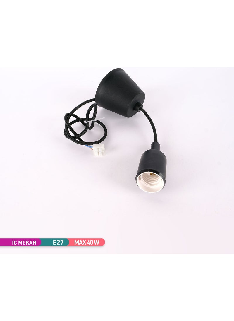 ACK Decorative Pendant Lamp Hanger Bl E27 Socket  - Image 1