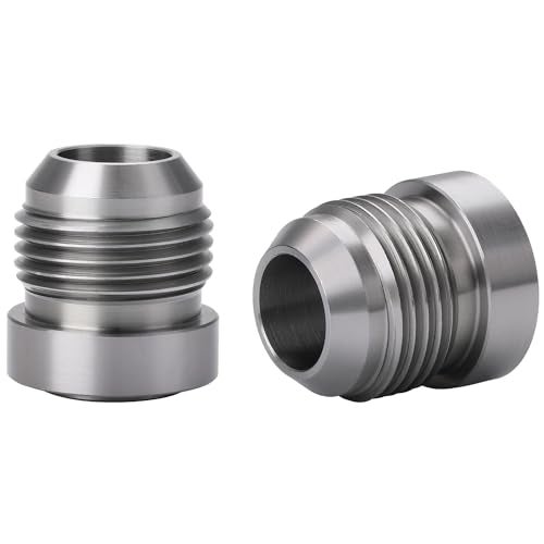 Podavelle 12AN Male Steel Weld On Bung Fitting Adapter 2PCS - Image 1