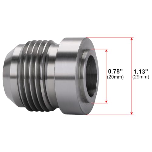 Podavelle 12AN Male Steel Weld On Bung Fitting Adapter 2PCS - Image 3