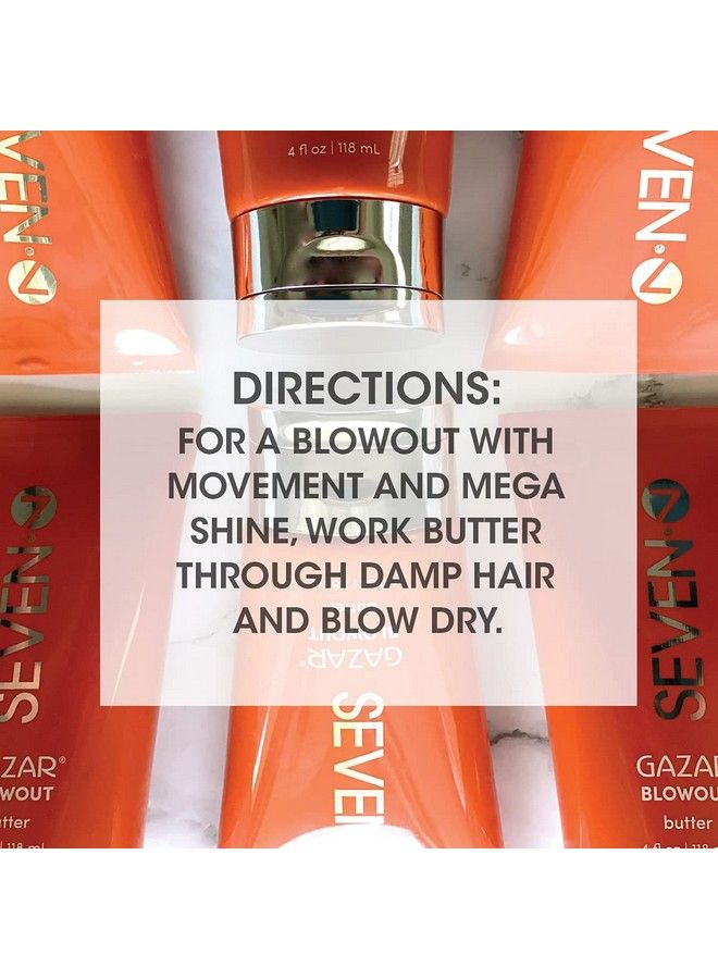 Seven Gazar Blowout Butter A Rich Highgloss Styling Cream With Thermal Protection 4 Fl. Oz. - Image 5