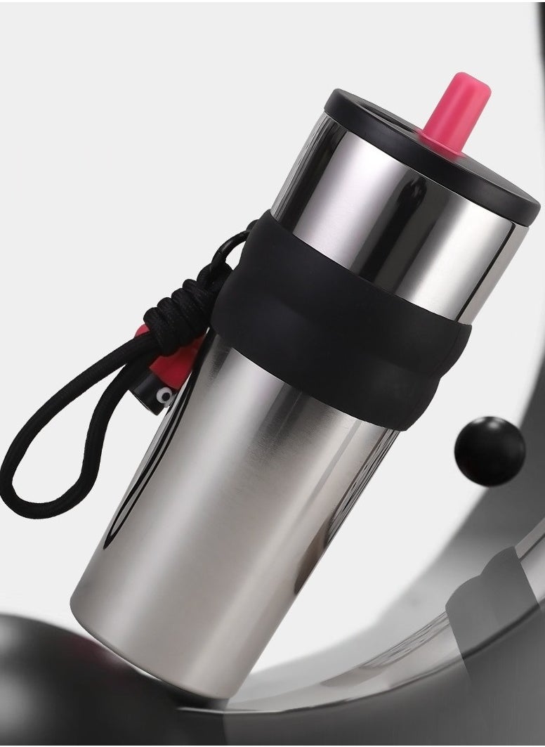 Premium 710ml Stainless Steel Water Bottle - Vacuum Insulated, Leakproof, Double Wall | Keeps Drinks Hot/Cold 24H | Lightweight & Portable for Outdoor & Daily Use - pzsku/Z2693771FF6A46761FD59Z/45/_/1740477234/25ea2c9d-83ab-4fca-9dda-08ad6c6f3428