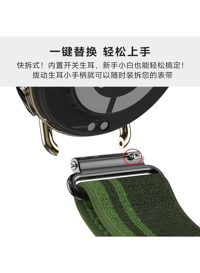 Compatible With Xiaomi Watch S4 41mm Nylon Woven Trail Loop Strap For Xiaomi/huawei Smart Watches - Image 2