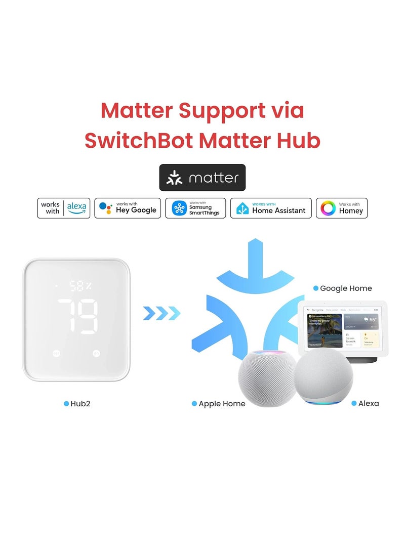SwitchBot C1 Smart Switch Button Pusher, Rechargeable Bluetooth Fingerbot, Wireless Smart Button Presser with App Timer Control, No Wiring Required, Compatible with Rocker Switches and One-Way Buttons, Optional Hub for Remote and Voice Control - Image 4