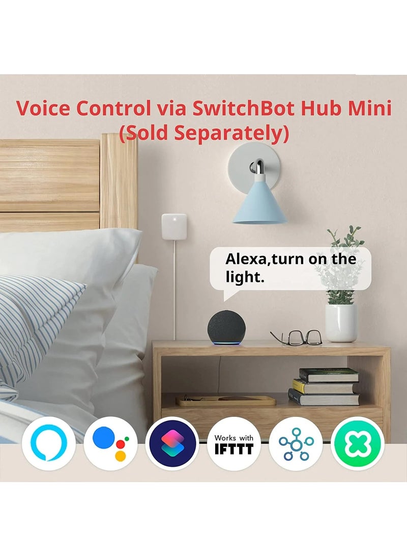 SwitchBot C1 Smart Switch Button Pusher, Rechargeable Bluetooth Fingerbot, Wireless Smart Button Presser with App Timer Control, No Wiring Required, Compatible with Rocker Switches and One-Way Buttons, Optional Hub for Remote and Voice Control - Image 5