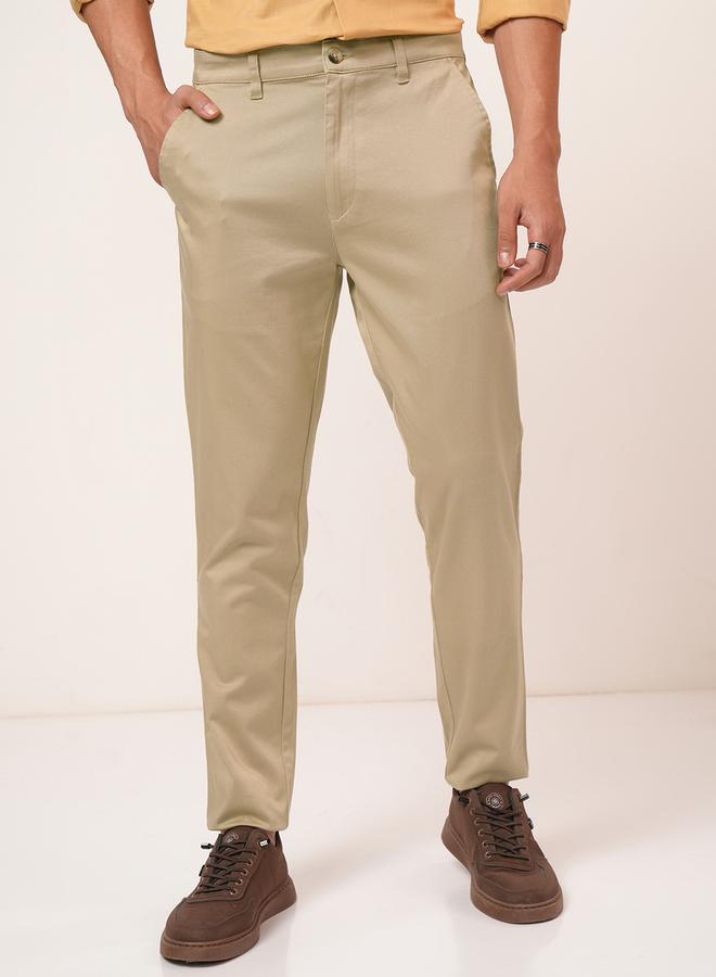 HIGHLANDER Mid Rise Regular Fit Chino Trousers - Image 1