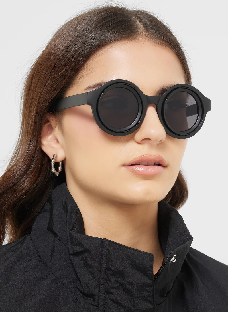 Ginger Round Len Sunglasses