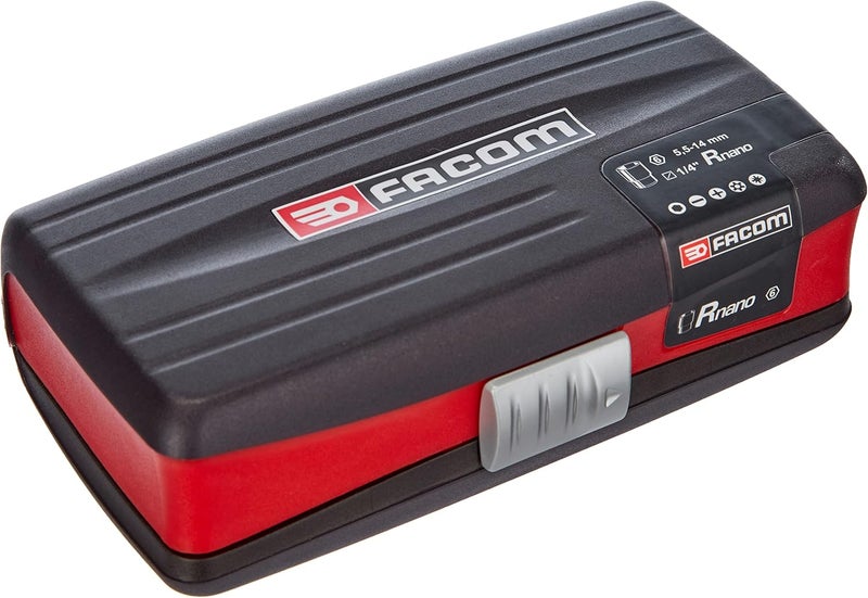 Facom 1/4-inch 6Pt Nano Screwdriver Set - Compact and Easy to Store - Image 1