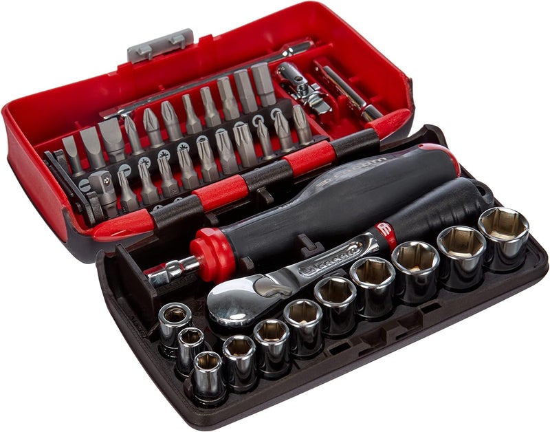 Facom 1/4-inch 6Pt Nano Screwdriver Set - Compact and Easy to Store - Image 2