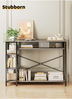 Stubborn 130*35*90cm 3 Tier Console Table with Storage Shelf Simple Sofa Table Coffee Corner and Entryway Table for Couch Hallway Entrance Living Room  - Image 1