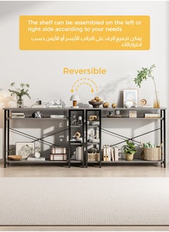 Stubborn 130*35*90cm 3 Tier Console Table with Storage Shelf Simple Sofa Table Coffee Corner and Entryway Table for Couch Hallway Entrance Living Room  - Image 5