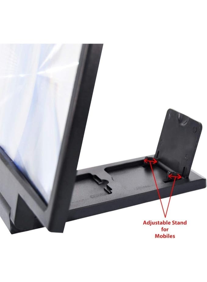3D Screen Magnifier for Mobile Phones – HD Video Enlarger with Foldable Stand for Easy Viewing - Image 3