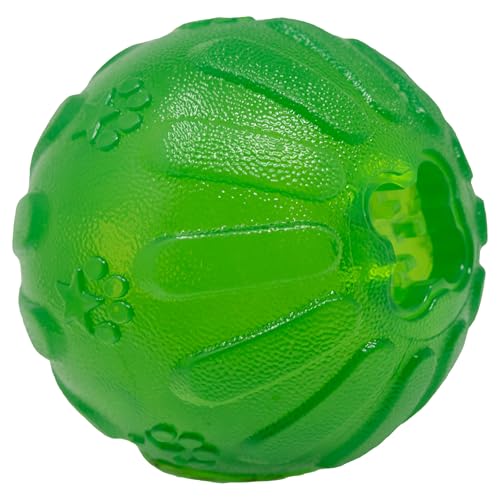 Starmark Treat Dispensing Chew Ball Tough Dog Toy, Medium/Large for Large Breeds - Image 3